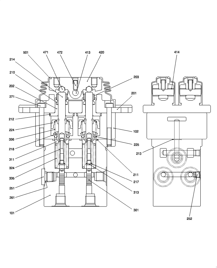HC820-01(1) PILOT VALVE - COMPONENTS