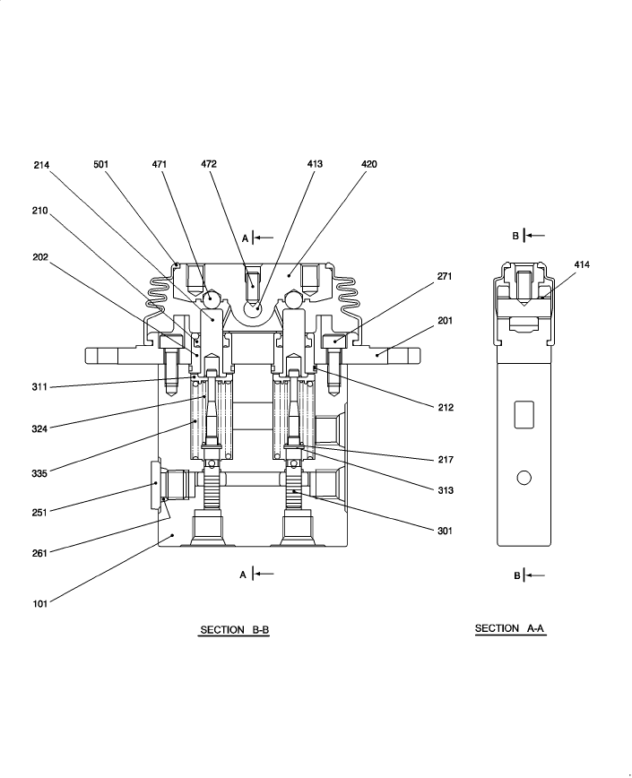 HC825-01(1) PILOT VALVE - COMPONENTS