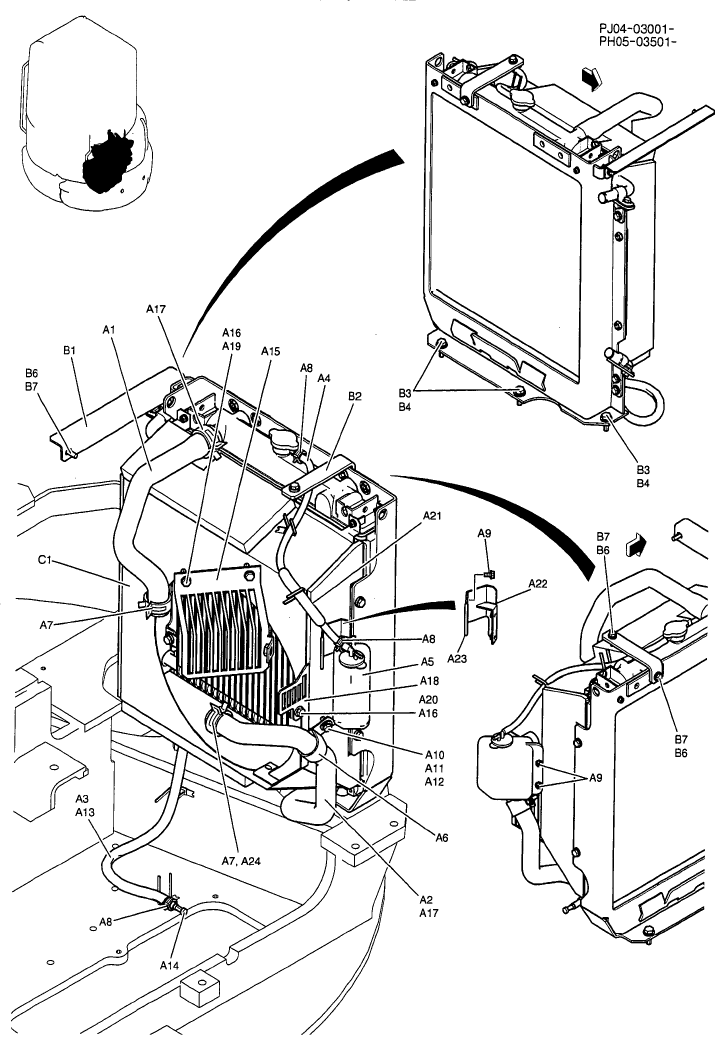 05-002 RADIATOR INSTAL (COOLER)
