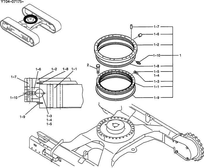 02-002 SLEWING RING ASSEMBLY