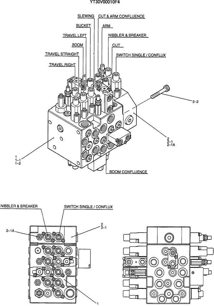 07-001 VALVE ASSY, CONTROL, P/N YT30V00010F4