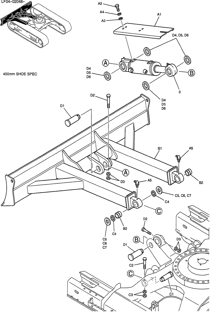 02-012 DOZER ASSY