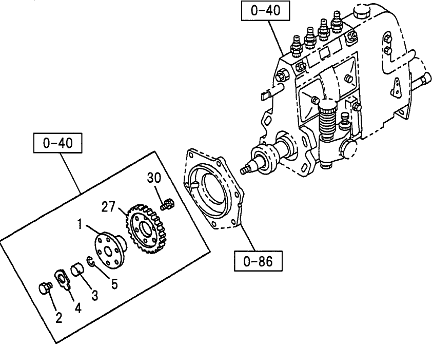 08-030 COUPLING, INJECTION PUMP
