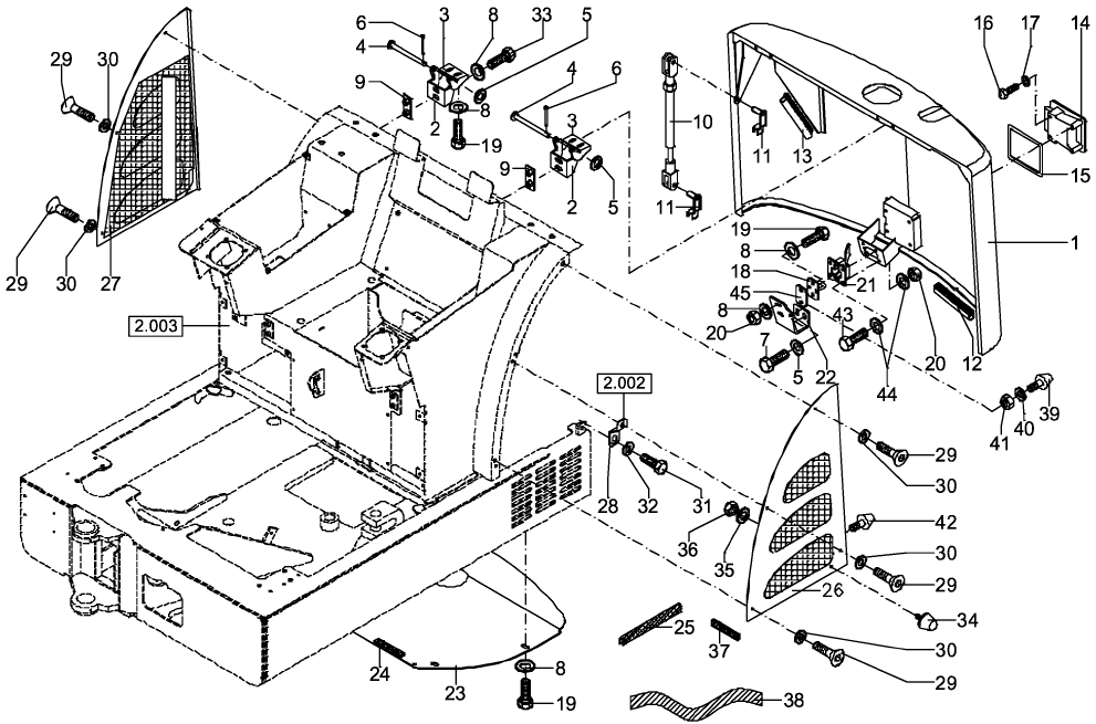2.008(01) COVER - ENGINE COVER