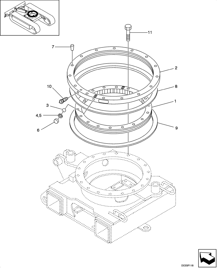 09-01(00) TURNTABLE BEARING