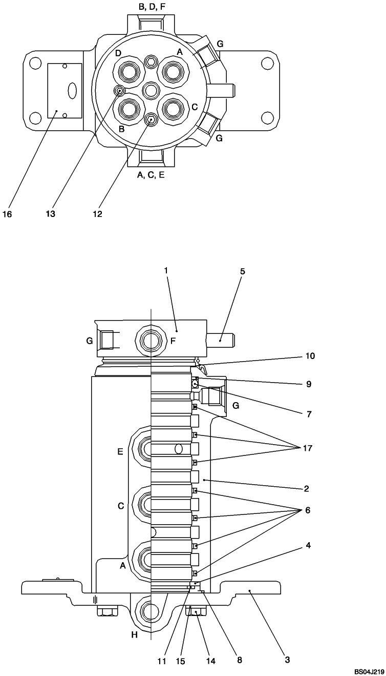 HC930-01(1) JOINT ASSY, SWIVEL