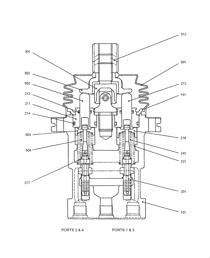 HC800-01(1) PILOT VALVE - COMPONENTS