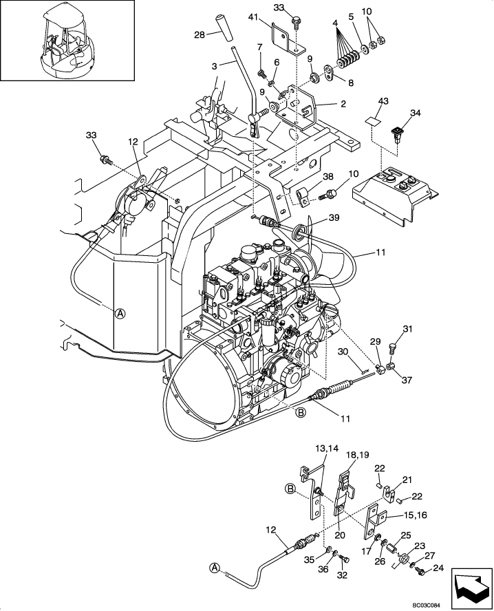 02-03(00) ENGINE, CONTROL  ASSY  WITH DECELERATION