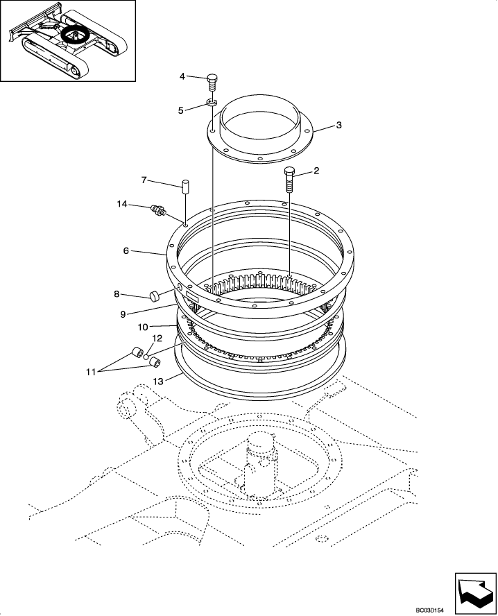 09-01(00) TURNTABLE BEARING