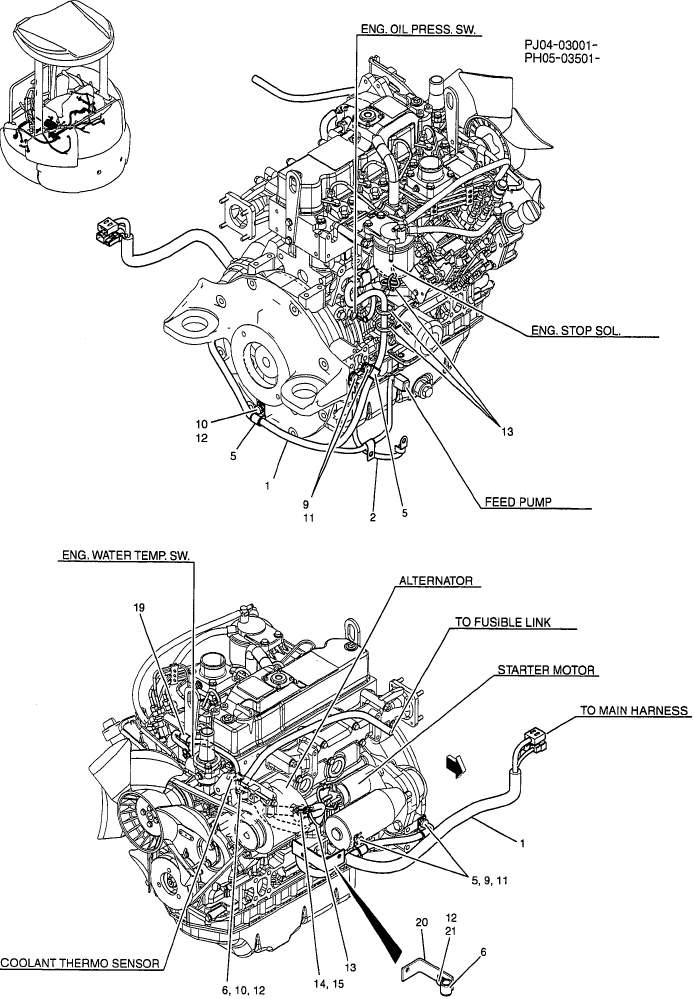 01-100 HARNESS ASSEMBLY, ENGINE
