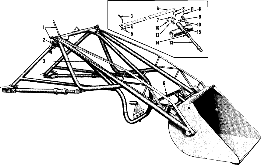 042 BUCKET RELEASE ASSEMBLY FOR MODELS 19-21, 22, 59, 60 & 81