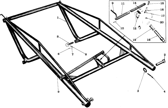 016 LIFT ARM ASSEMBLY FOR MODEL 19-8(PRIOR)