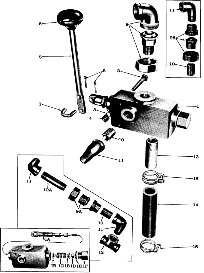 034 CONTROL VALVE AND ATTACHMENTS FOR MODELS 19-8(PRIOR) & 8A(PRIOR)