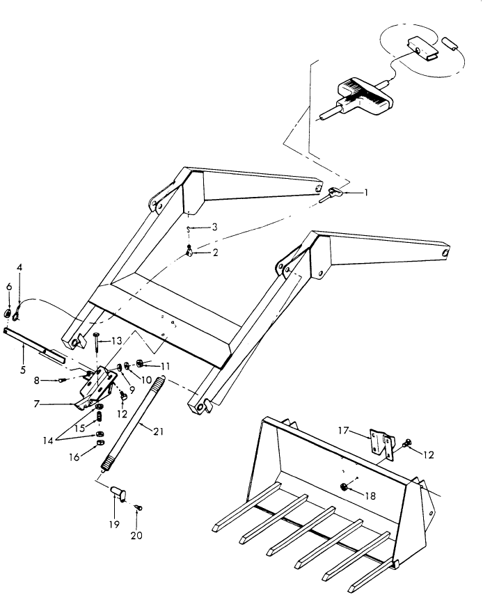 015 MECHANICAL BUCKET CONTROL