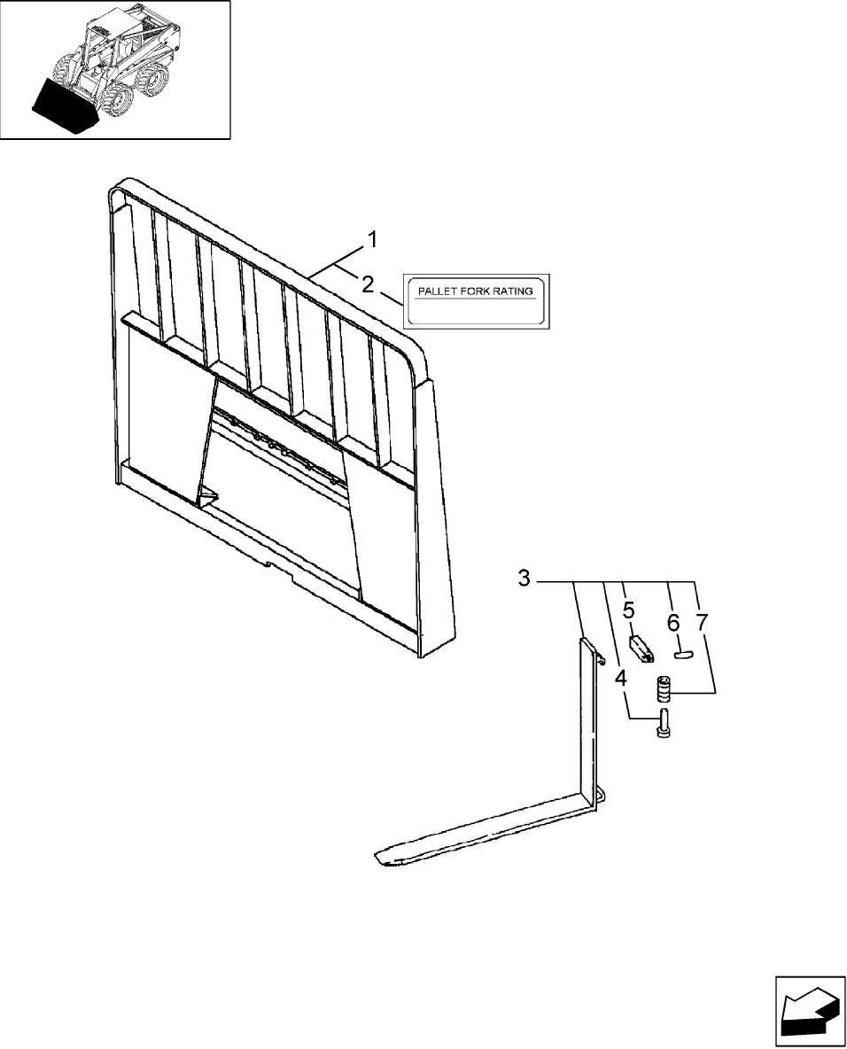 013 PALLET FORK