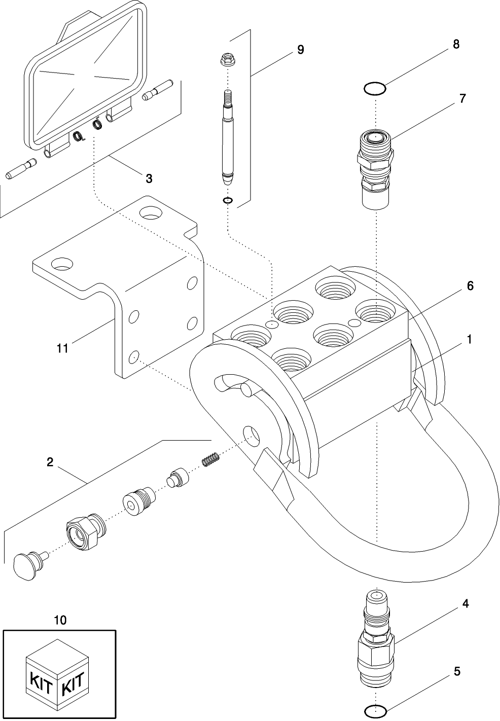 08 -09 COUPLER - ONE LEVER QUICK CONNECT
