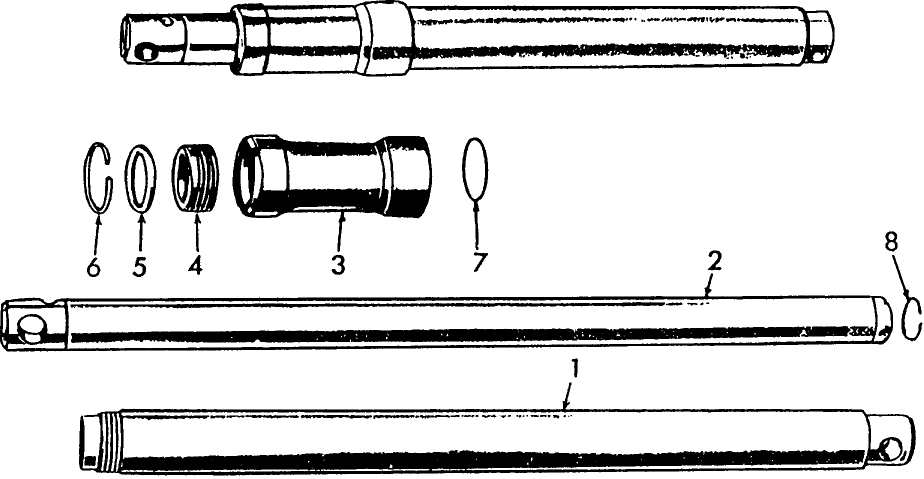 010 CYLINDER, SINGLE ACTING, P/N 196415