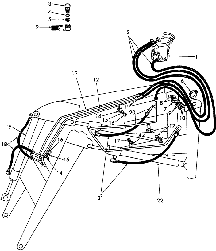 003 HYDRAULIC LINES, 19-449