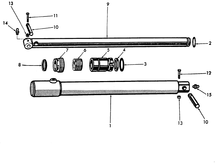 005 LIFT CYLINDERS, SINGLE ACTING - 19-444,19-445