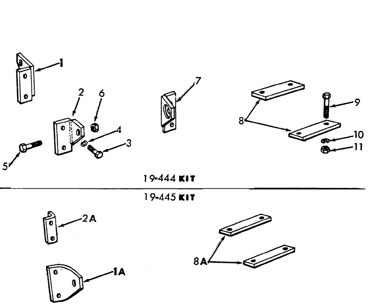 006 ATTACHING KITS - 19-444,19-445