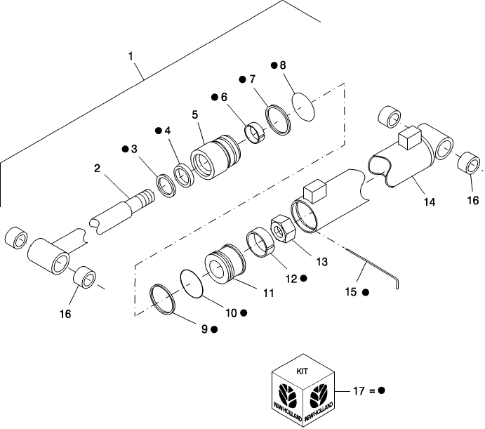 005(A) BUCKET CYLINDER