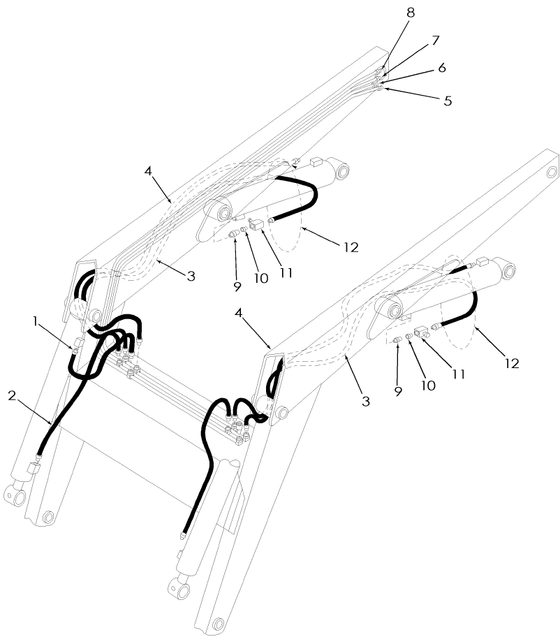 003 7312 MAIN HYDRAULIC SYSTEM