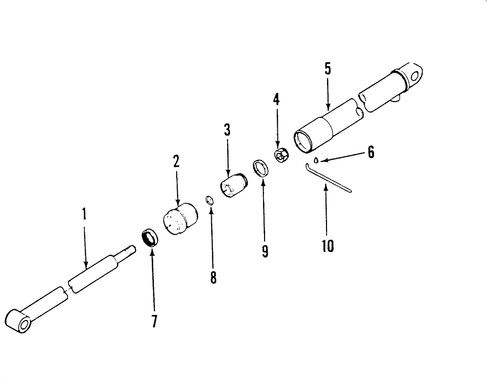 016 SINGLE ACTING LIFT CYLINDER 1-3/4"