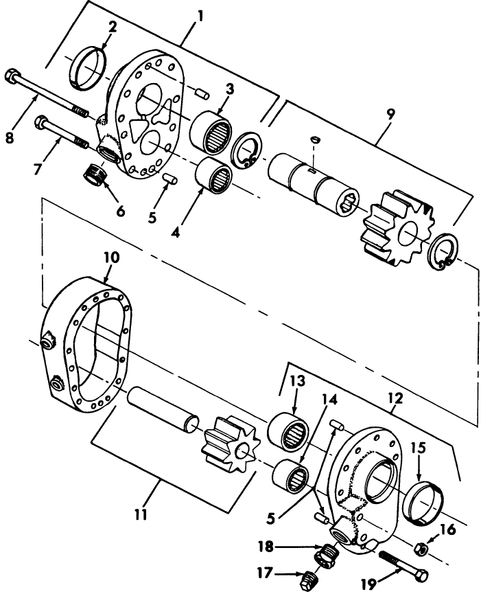 033 HYDRAULIC PUMPS 1974/- , NPT PORTS