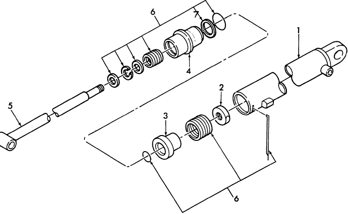 041 BUCKET CYLINDER, 777D & 777F