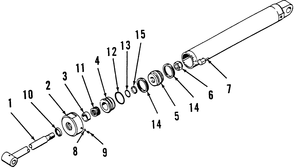 040 DOUBLE-ACTING BUCKET & LIFT CYLINDER, 773 / LIFT CYLINDER, 777F