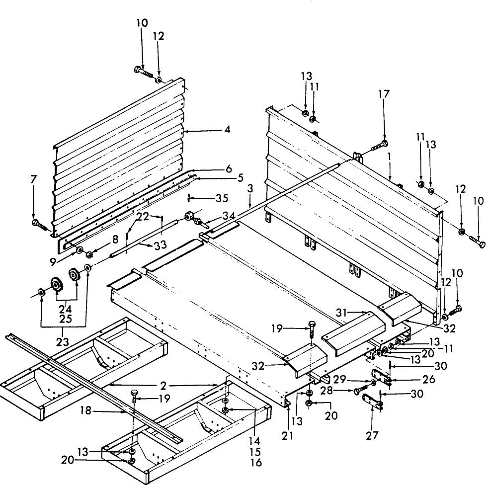 001 FLOOR, SIDE & REAR PANELS - 20-CB808,20-CB808A