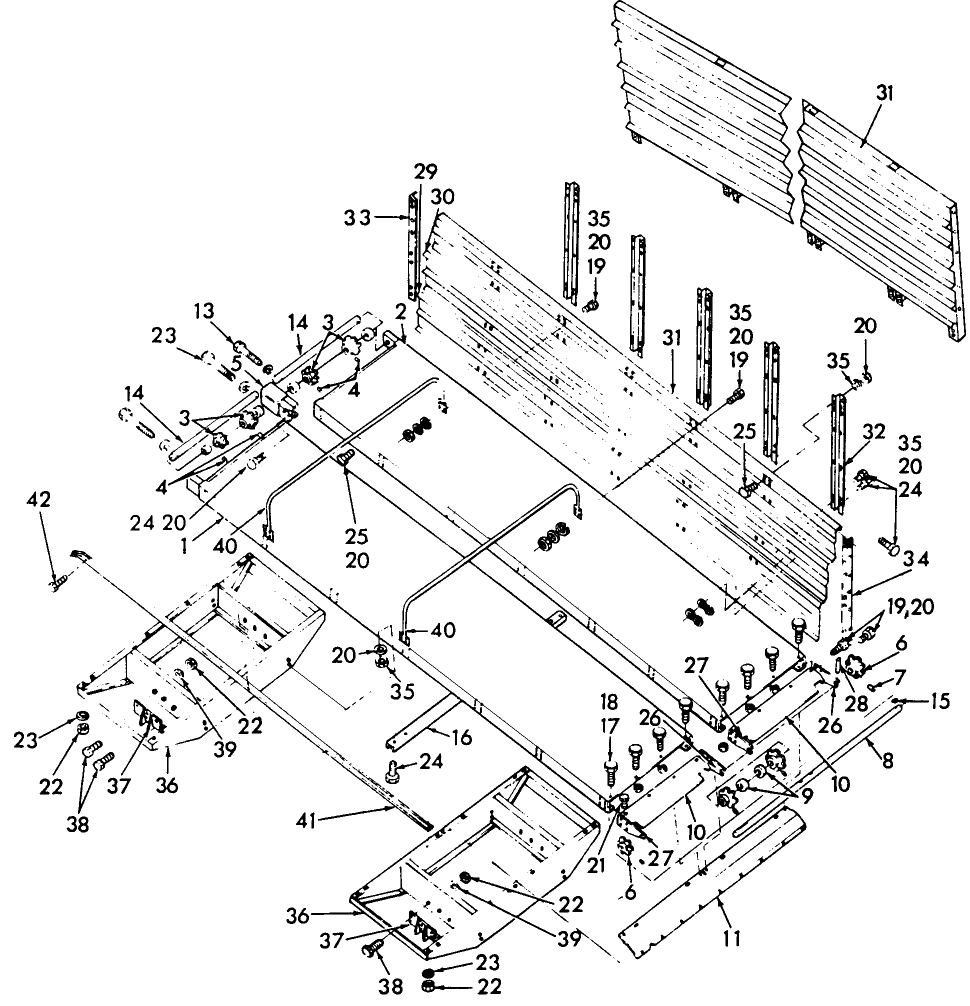 001 FLOOR & SIDE STRUCTURE