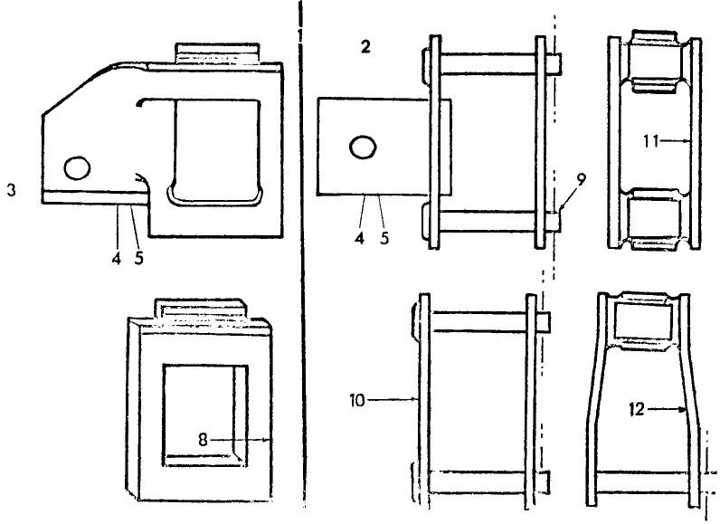 001 FLOOR CHAINS, FORAGE WAGONS