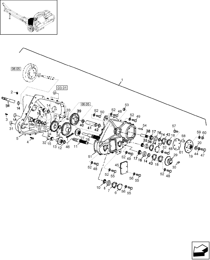 03.03 GEARBOX, REVERSING