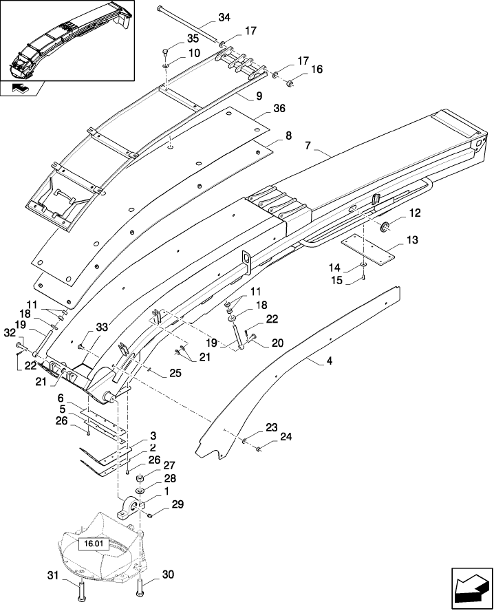 16.09(01) SPOUT, SHORT