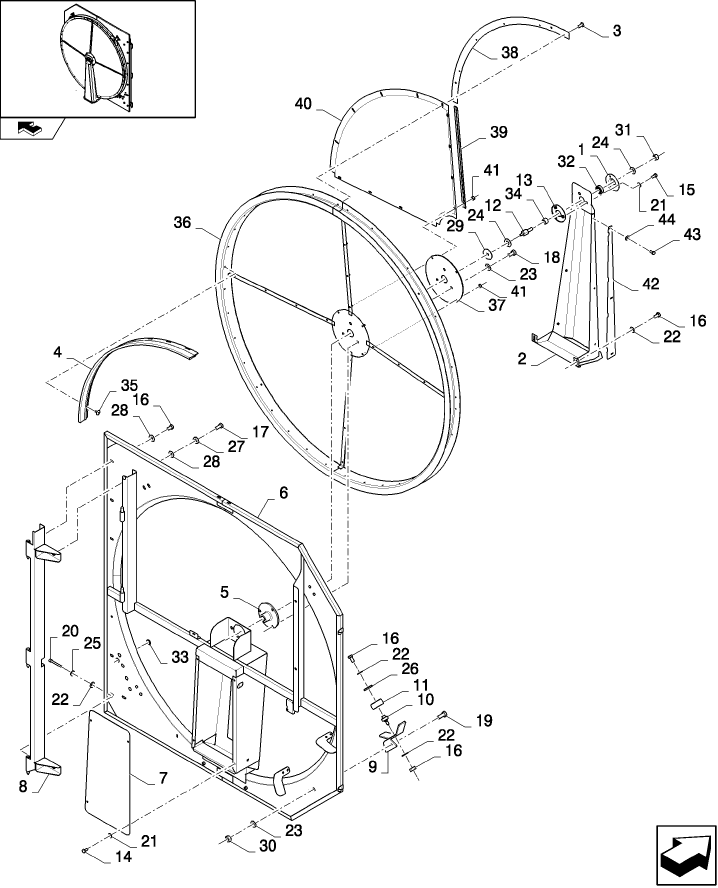 08.01(01) ROTARY SCREEN, SHIELDS