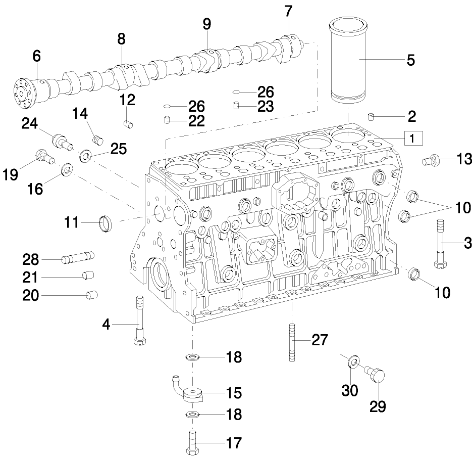 0.04.0 CRANKCASE, CAMSHAFT & RELATED PARTS