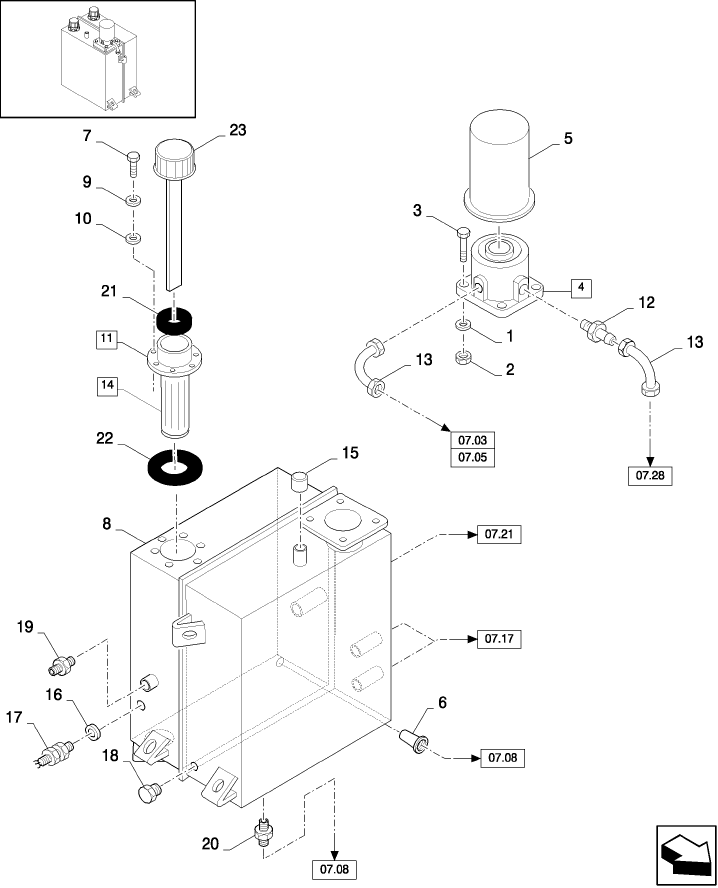 07.01(01) HYDRAULIC TANK