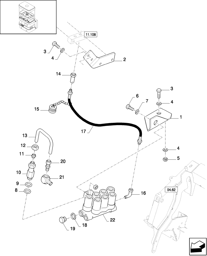 11.108A(01) AUTOMATIC LUBRICATION, CROP PRO PLUS TM - D218