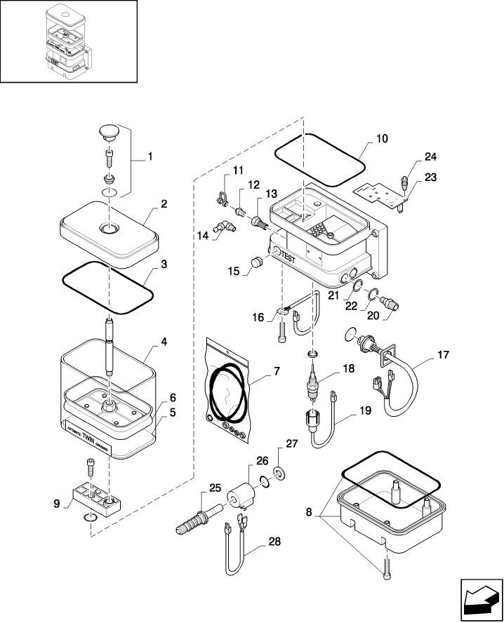 09.01(01) AUTOMATIC LUBRICATION, TWIN-PUMP