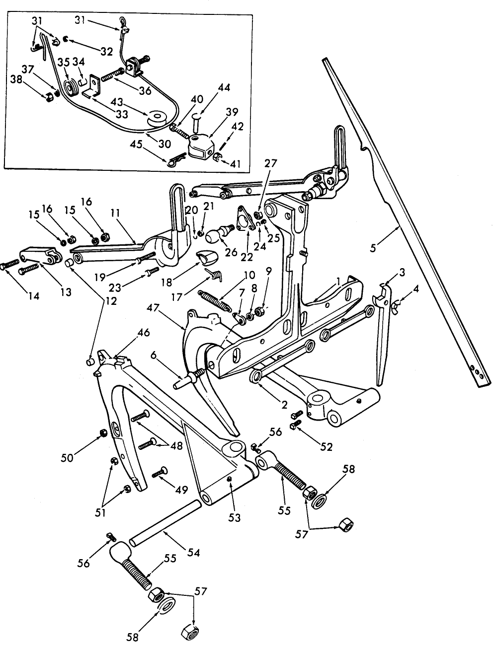 012 FRAME ASSEMBLY, FOR TWO WAY PLOW - 10-82 FOR 10-198