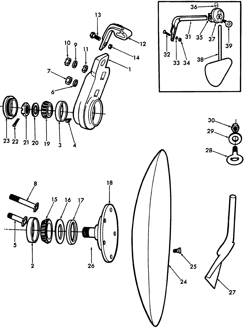 033 DISC ASSEMBLY - 10-80,10-203,10-244,10-246,10-202,10-204,10-245, 10-247