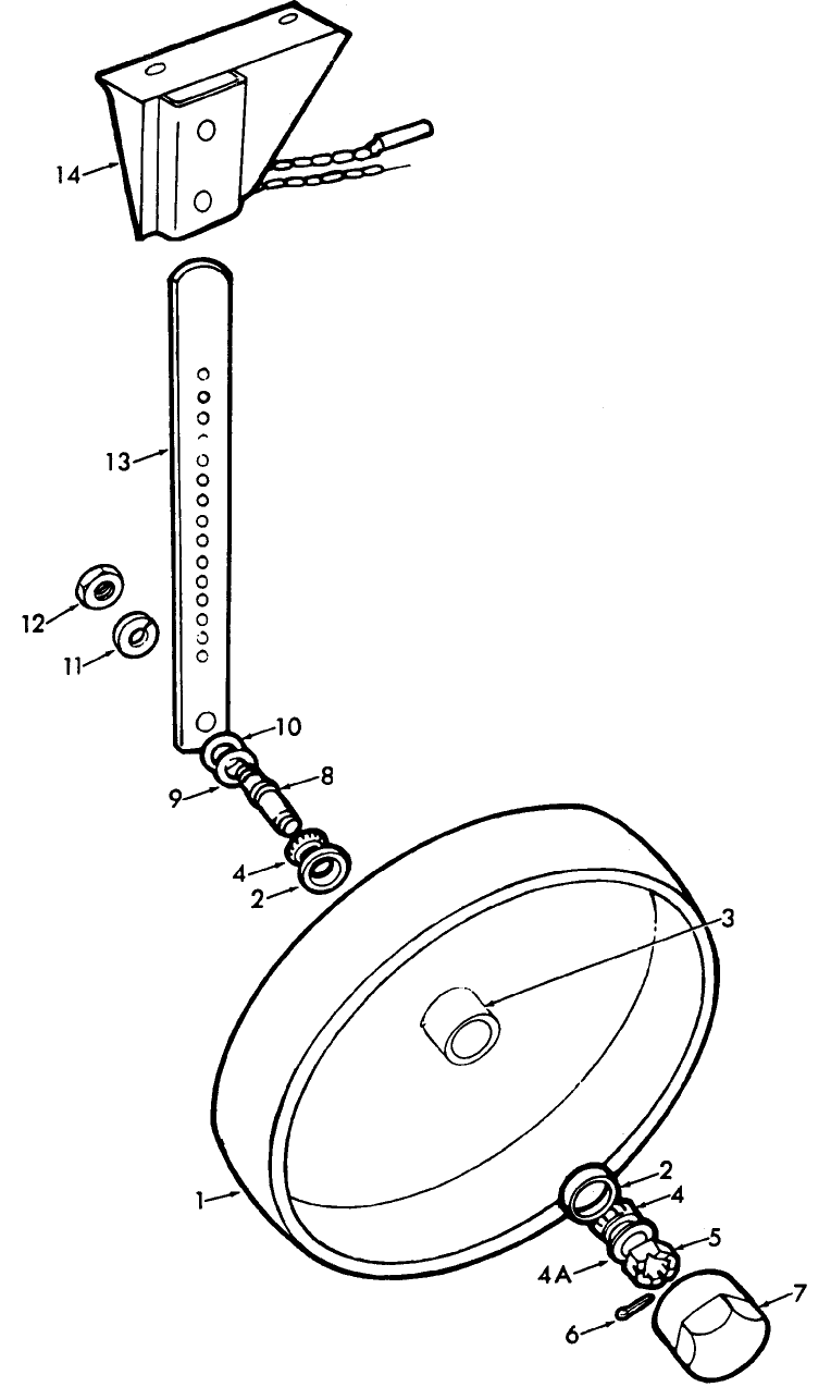 035 GAUGE WHEEL ASSEMBLY - 10-244,10-245