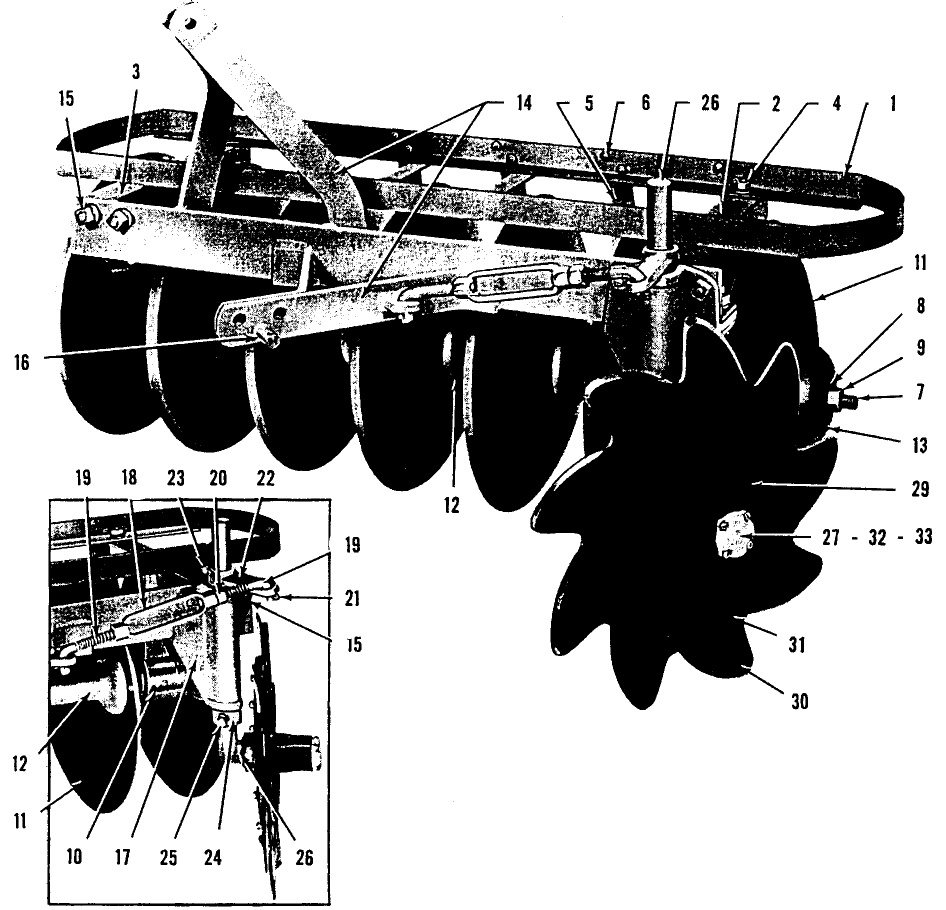 001 DEARBORN ONE-WAY PLOW, MODEL 10-47, 4 1/2 FT.