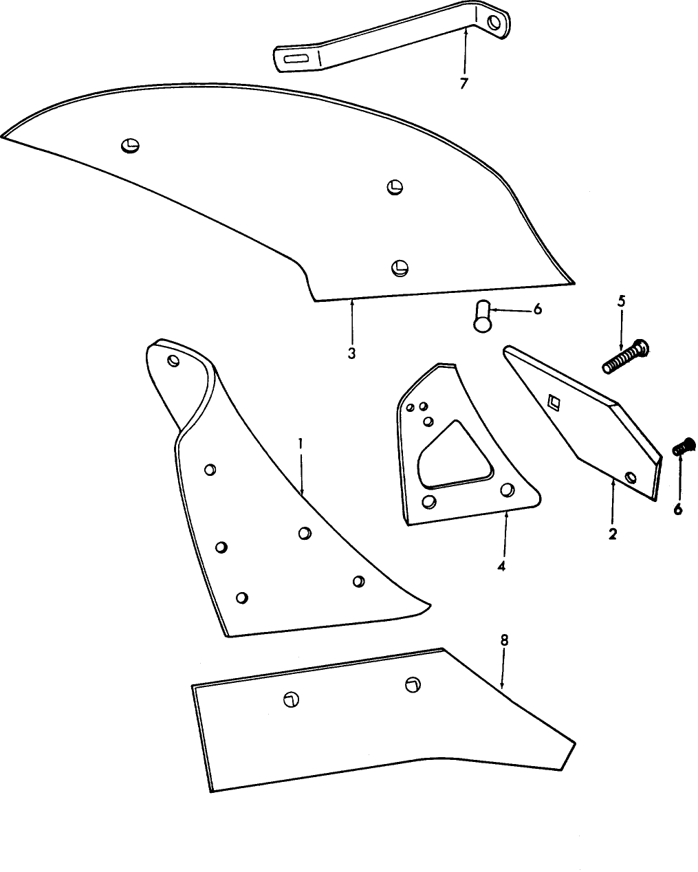 024 BLACKLAND BOTTOM ASSEMBLIES - 10-372,10-373,10-374,10-375