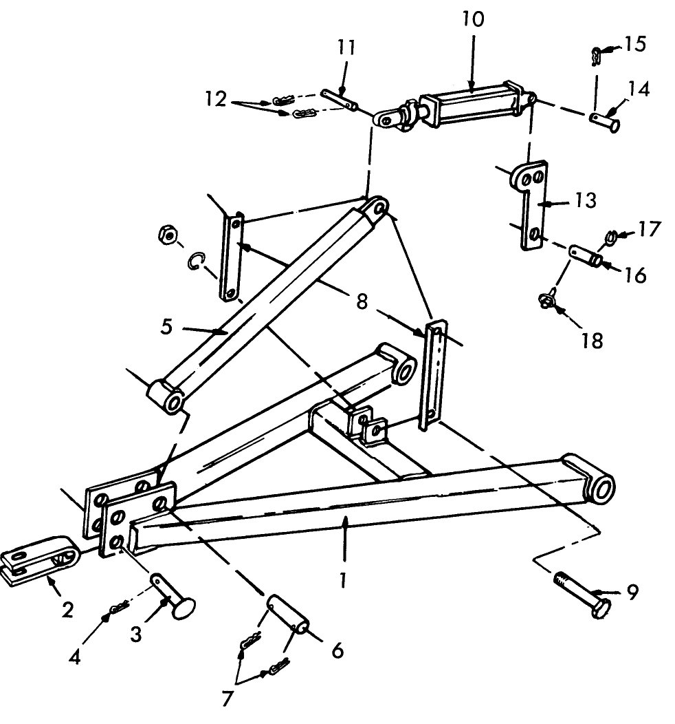 001 DRAWBAR ASSEMBLY