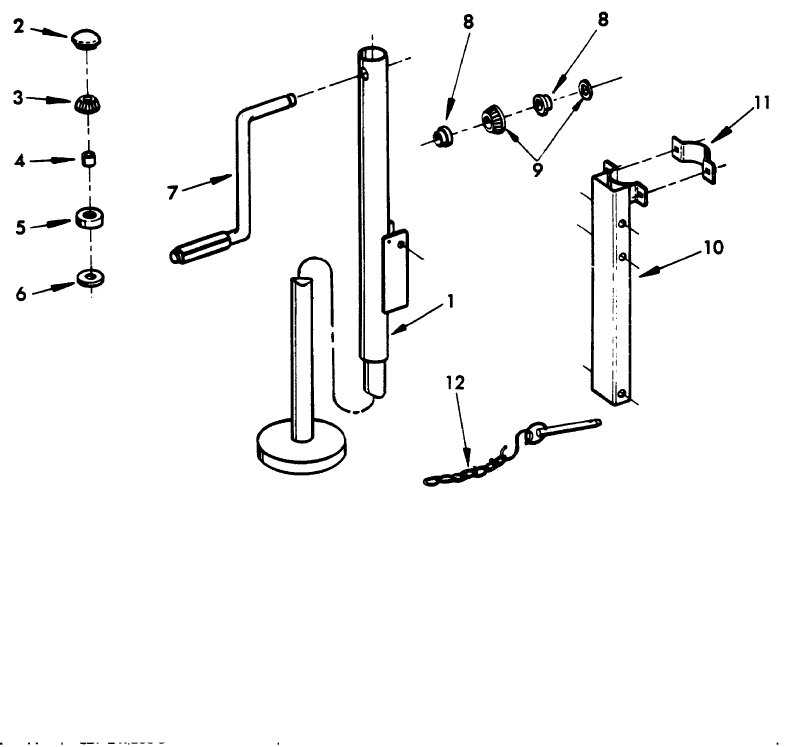 021 SCREW JACK ASSEMBLY (EXCEPT 240-SERIES)