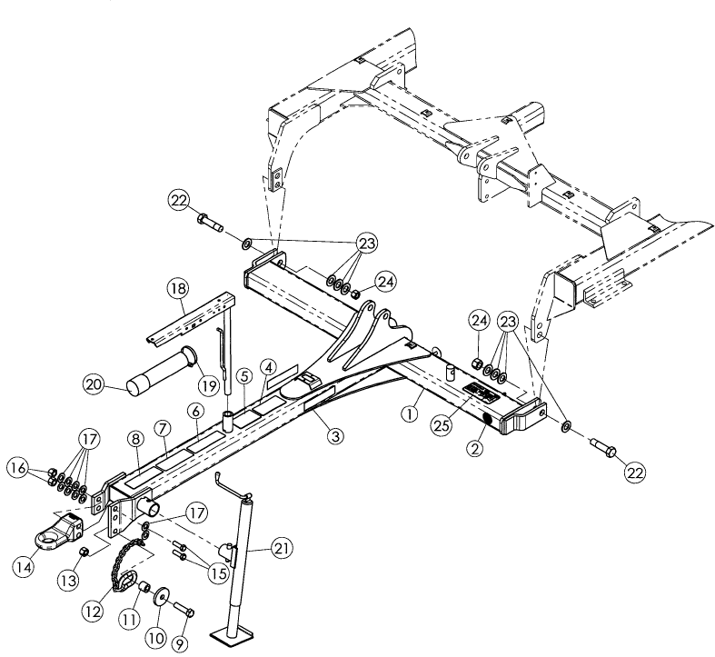 09 -03 PULL FRAME PARTS