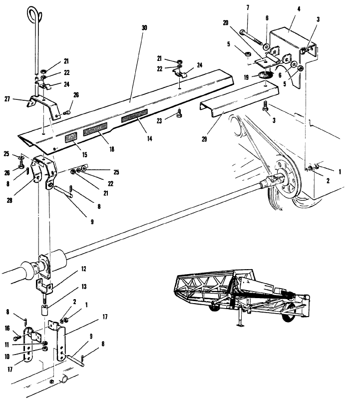 002 PTO SHIELD & MOUNTING