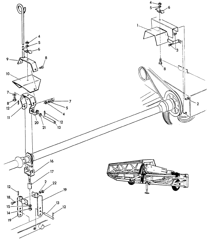 002 PTO SHIELD & MOUNTING